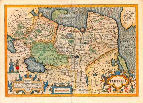 Tartary By Jodocus Hondius Sanderus Antique Maps Antique Map Webshop