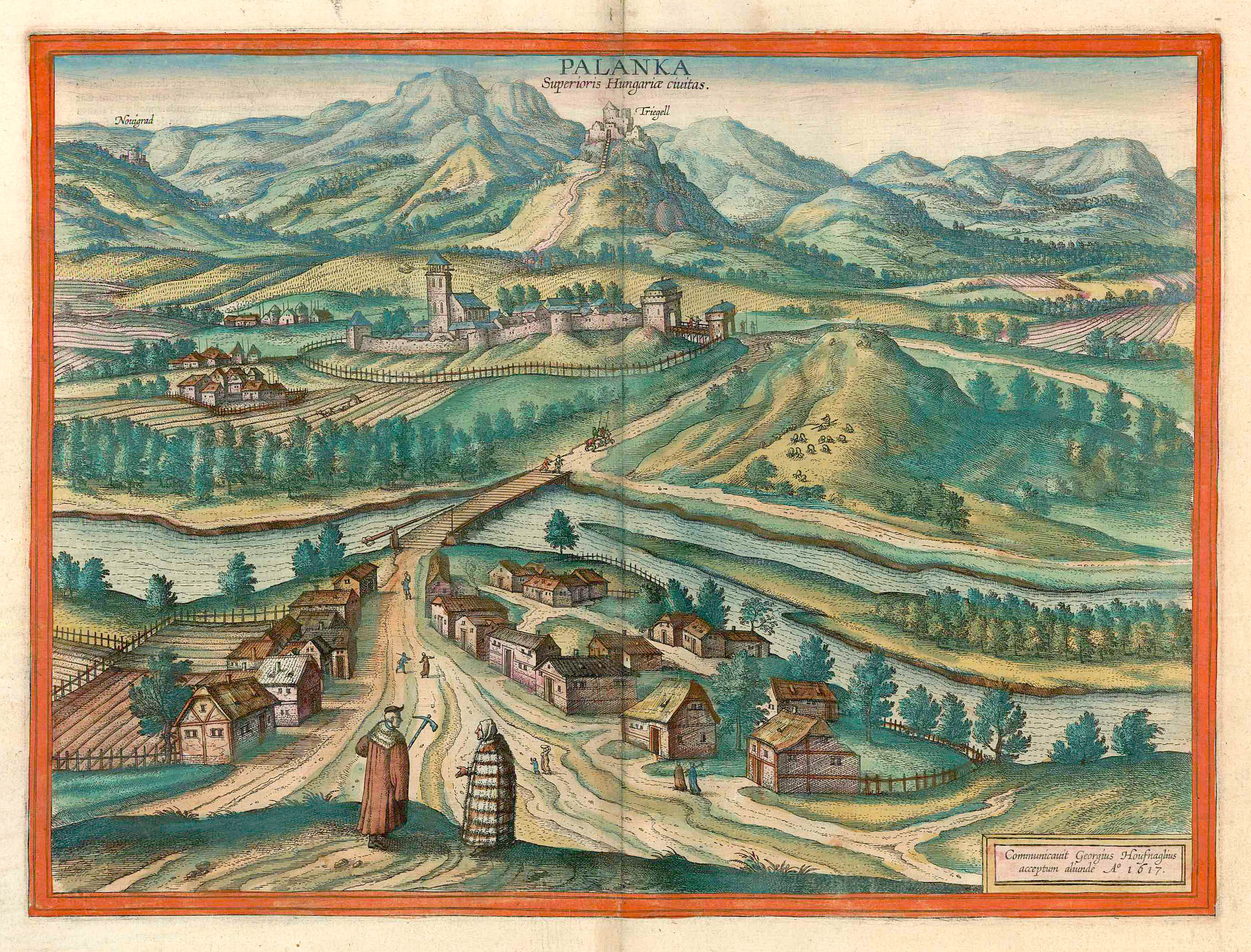 Palanka Superioris Hungariae civitas.