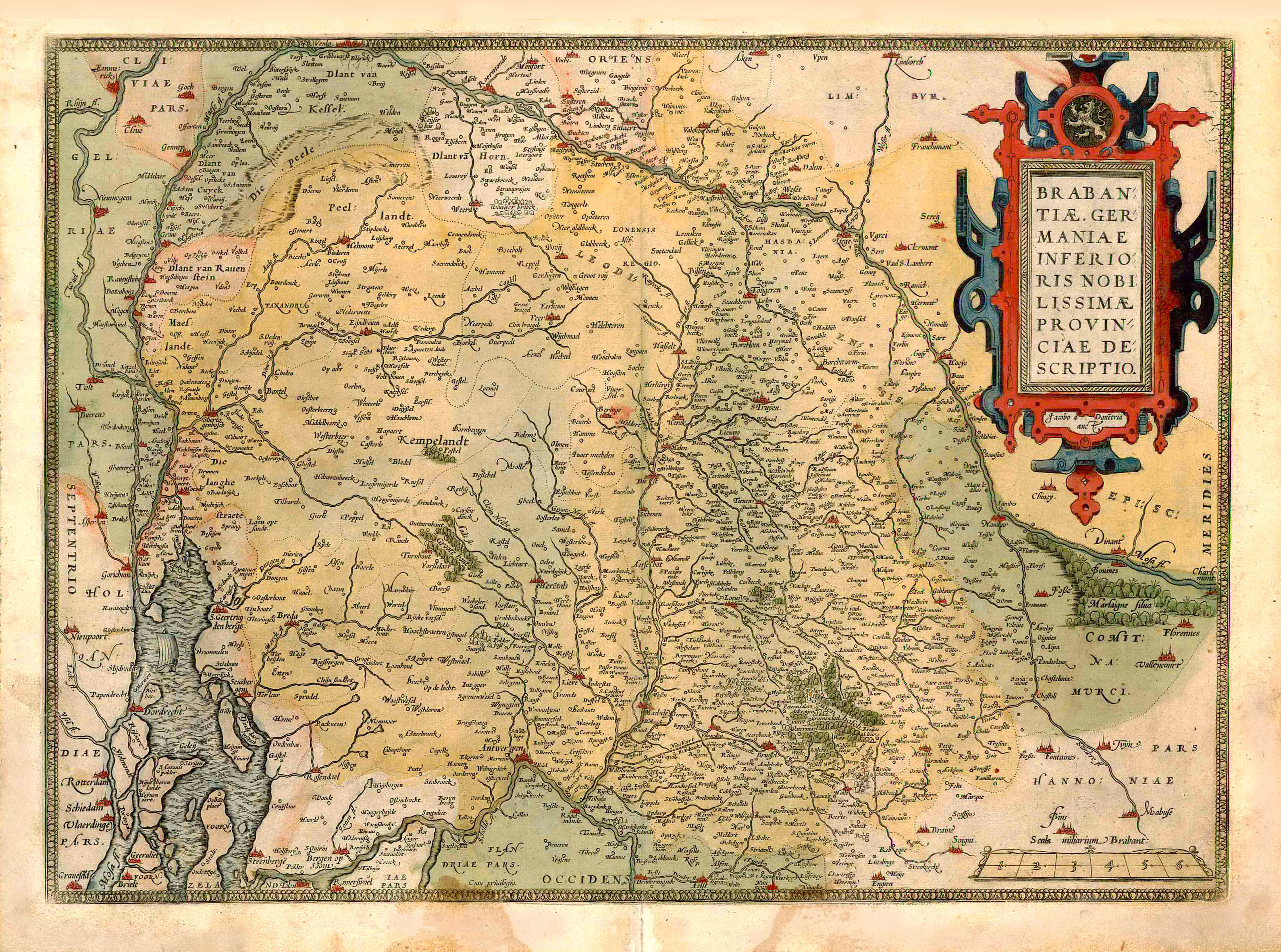 Brabantiae Germaniae Inferioris Nobilissimmae Provinciae Descriptio.