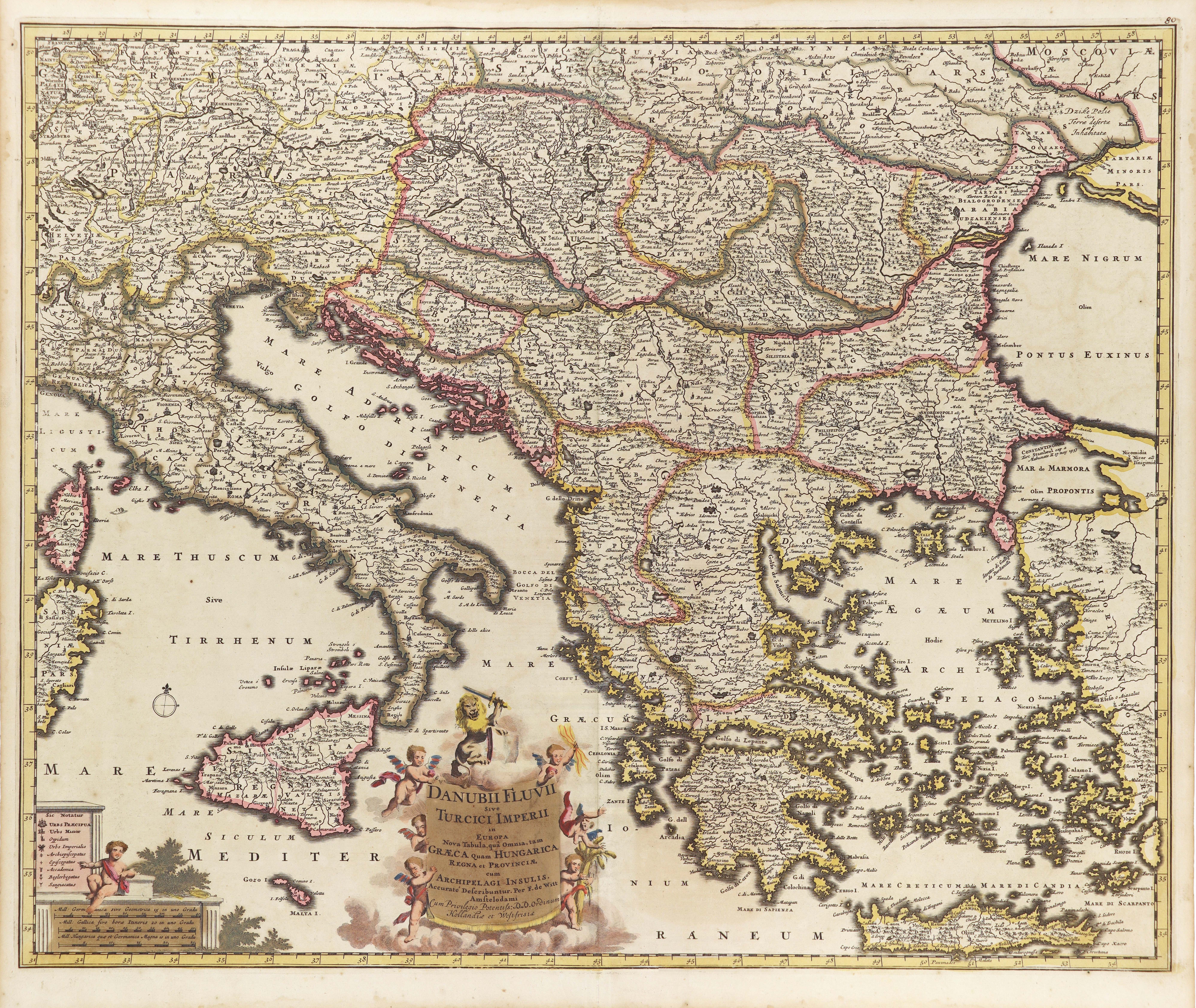 Danubii Fluvii Sive Turcici Imperii in Europa.
