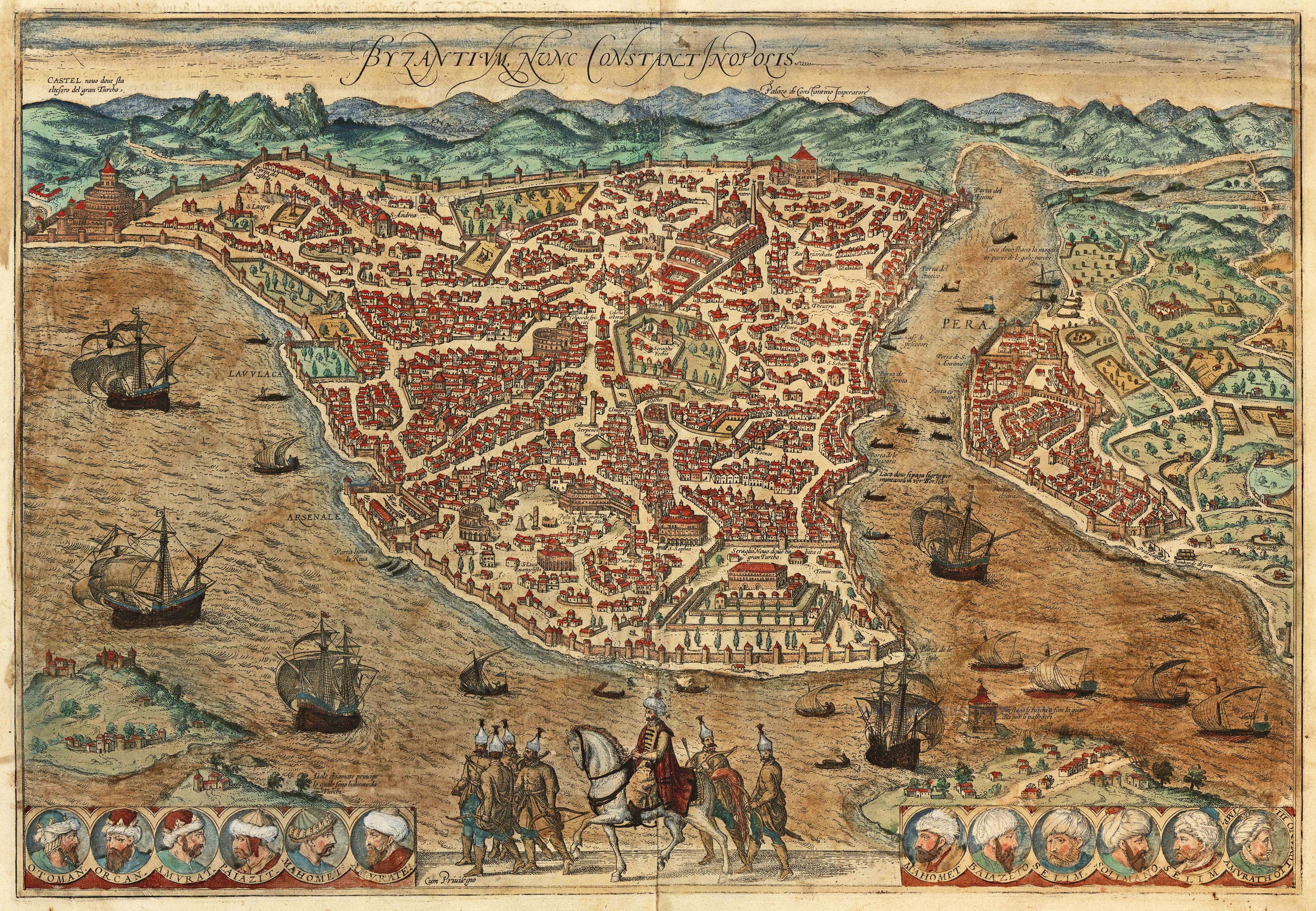 1035 Map Old Map Of Constantinople 1500 X 1035 Mapporn 650x407