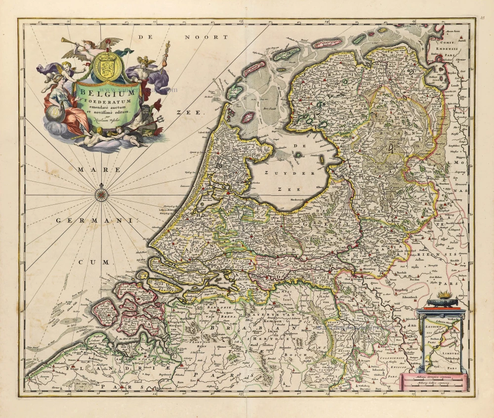 Republic of the VII Provinces, by Nicolaes Visscher I.