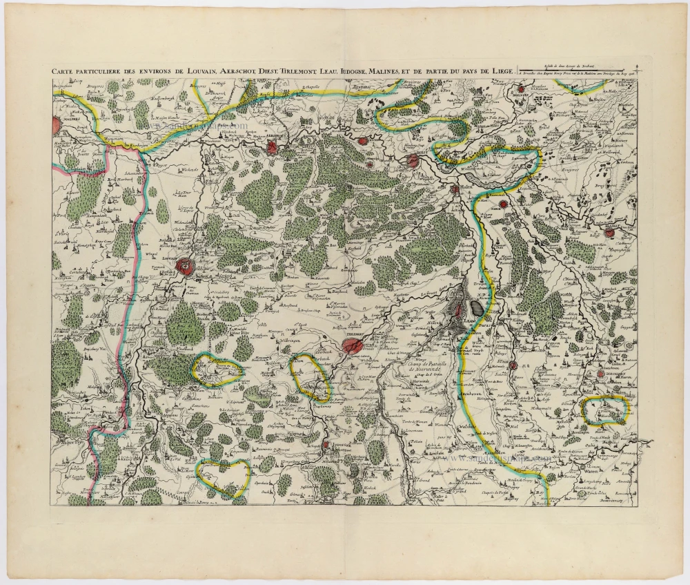 Gent - Aalst - Brussel (Bruxelles), by E.H. Fricx.