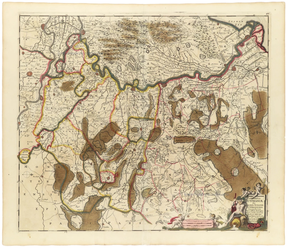 Gelderland - Zutphen, by F. De Wit.