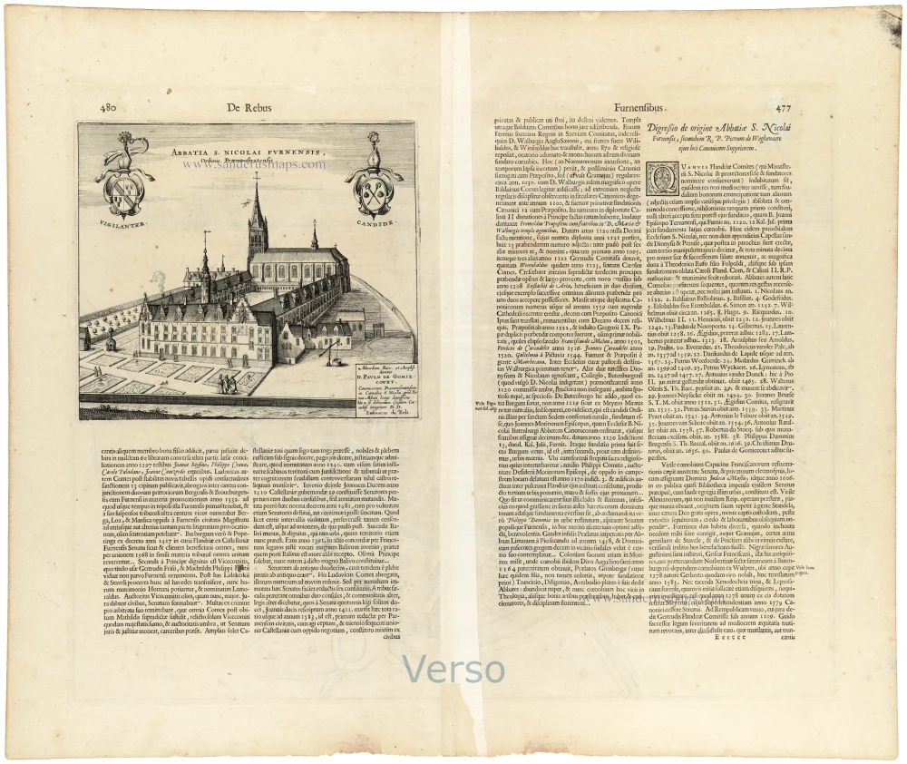 Veurne by Antonius Sanderus.