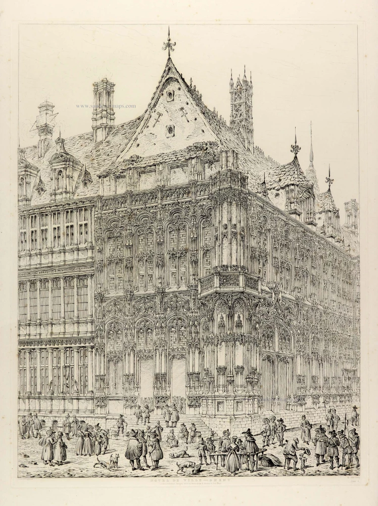 Ghent (Gent), City Hall, by J. Coney.