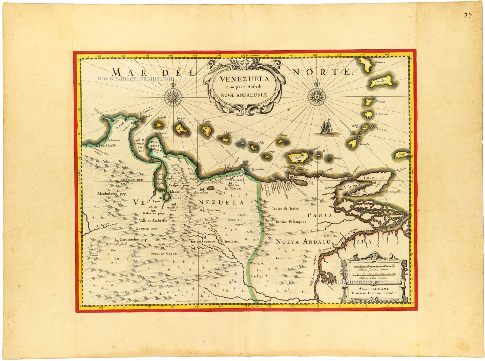 Venezuela cum parte Australi Novae Andalusiae.