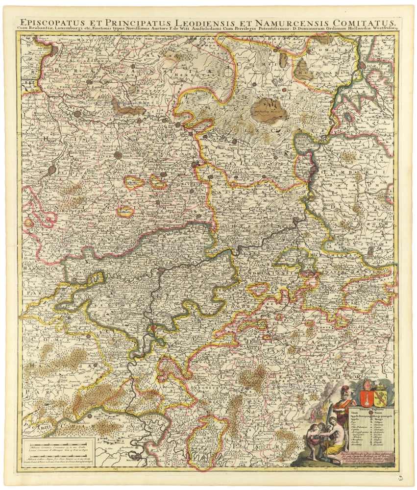 Liège - Namur, by Frederick de Wit.