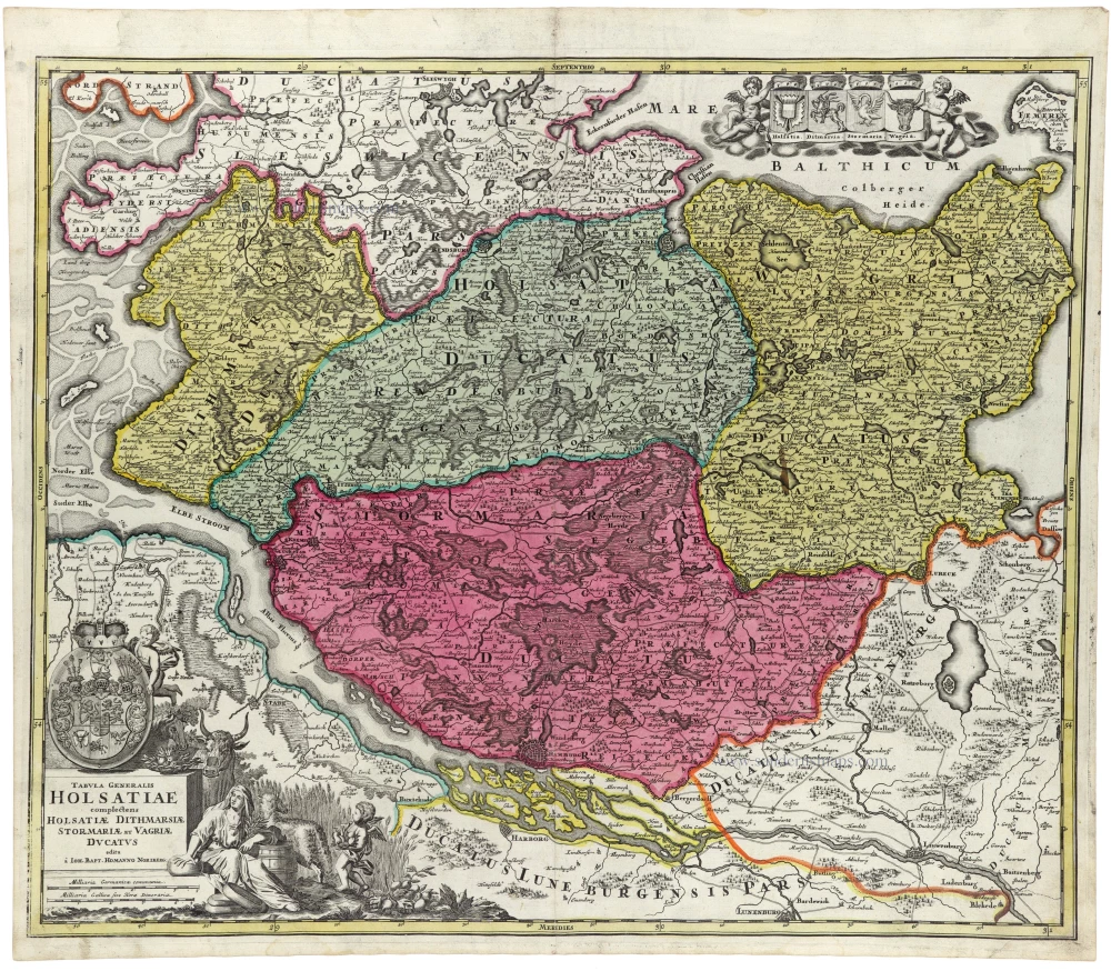 Holstein, by J.B. Homann.