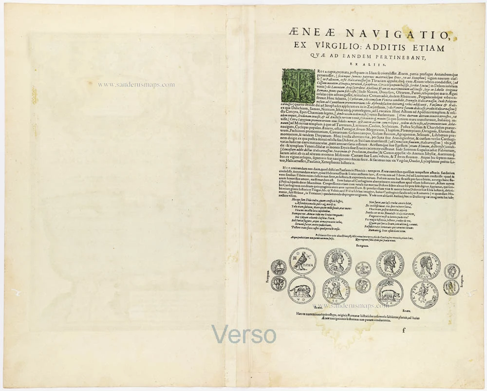 Aenea's travels by Abraham Ortelius.