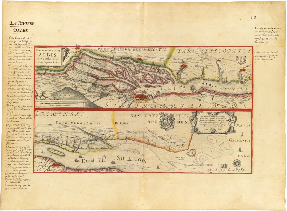 Celeberrimi Fluvii Albis nova delineatio