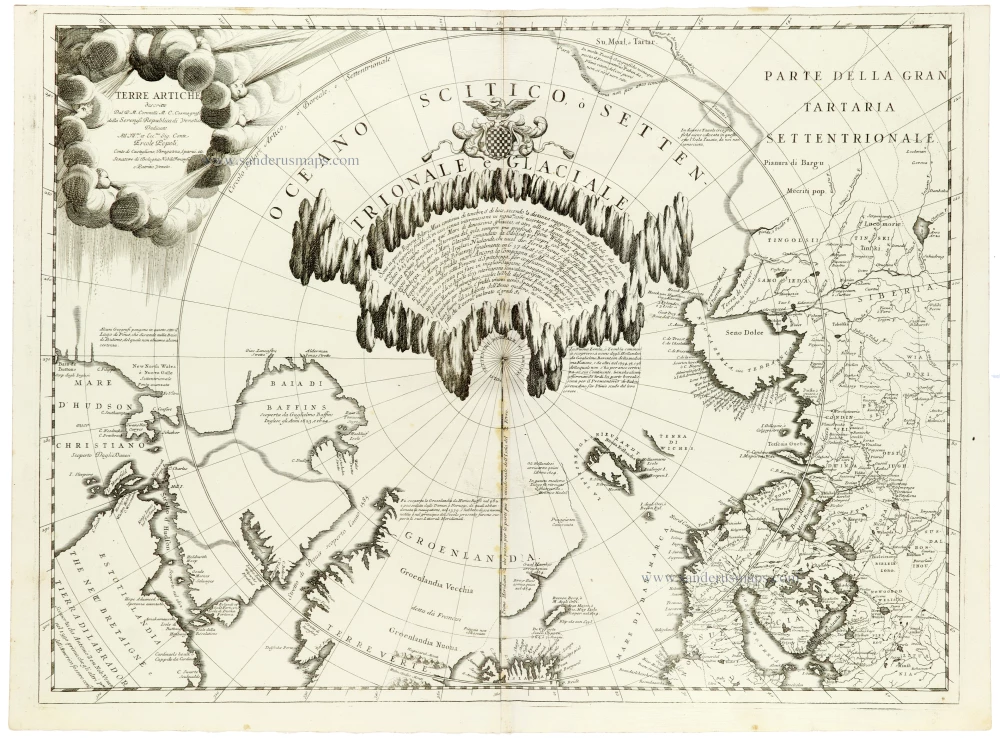 North Pole by Coronelli V.M.