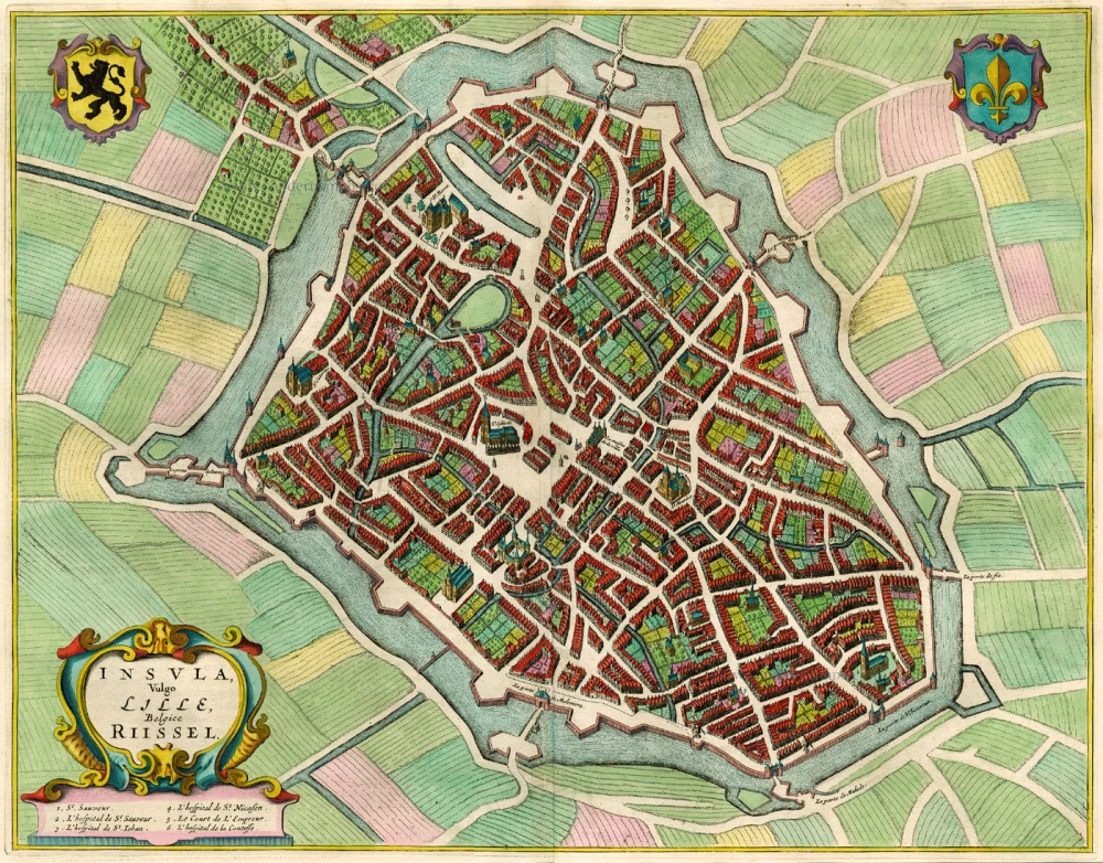Lille, by Blaeu J.