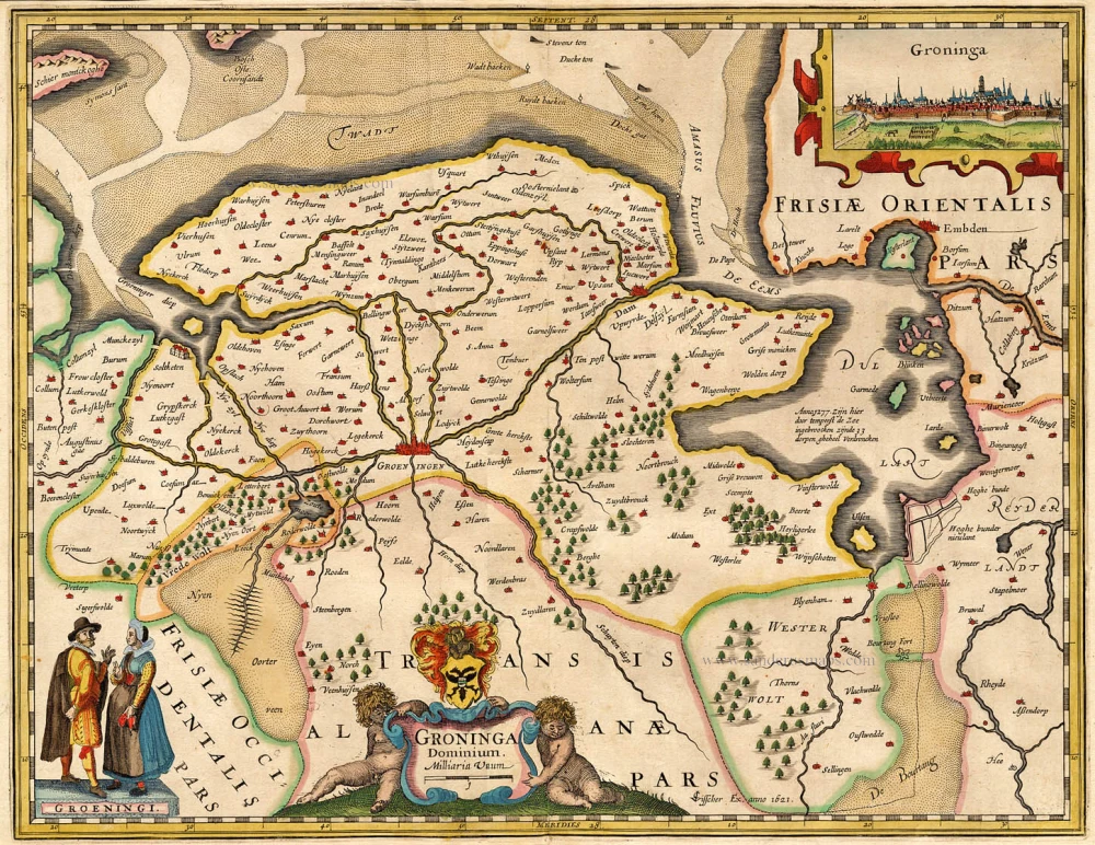 Groningen, Petrus Kaerius (Pieter Van der Keere).