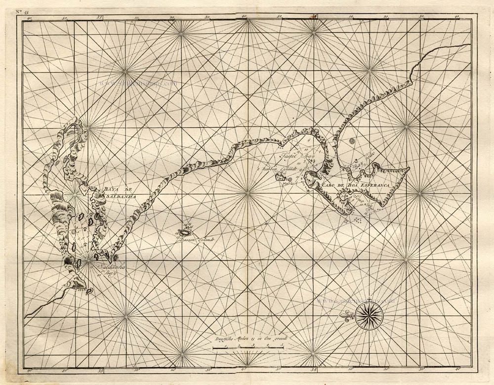 The South African Coast, by François Valentyn (Valentijn).