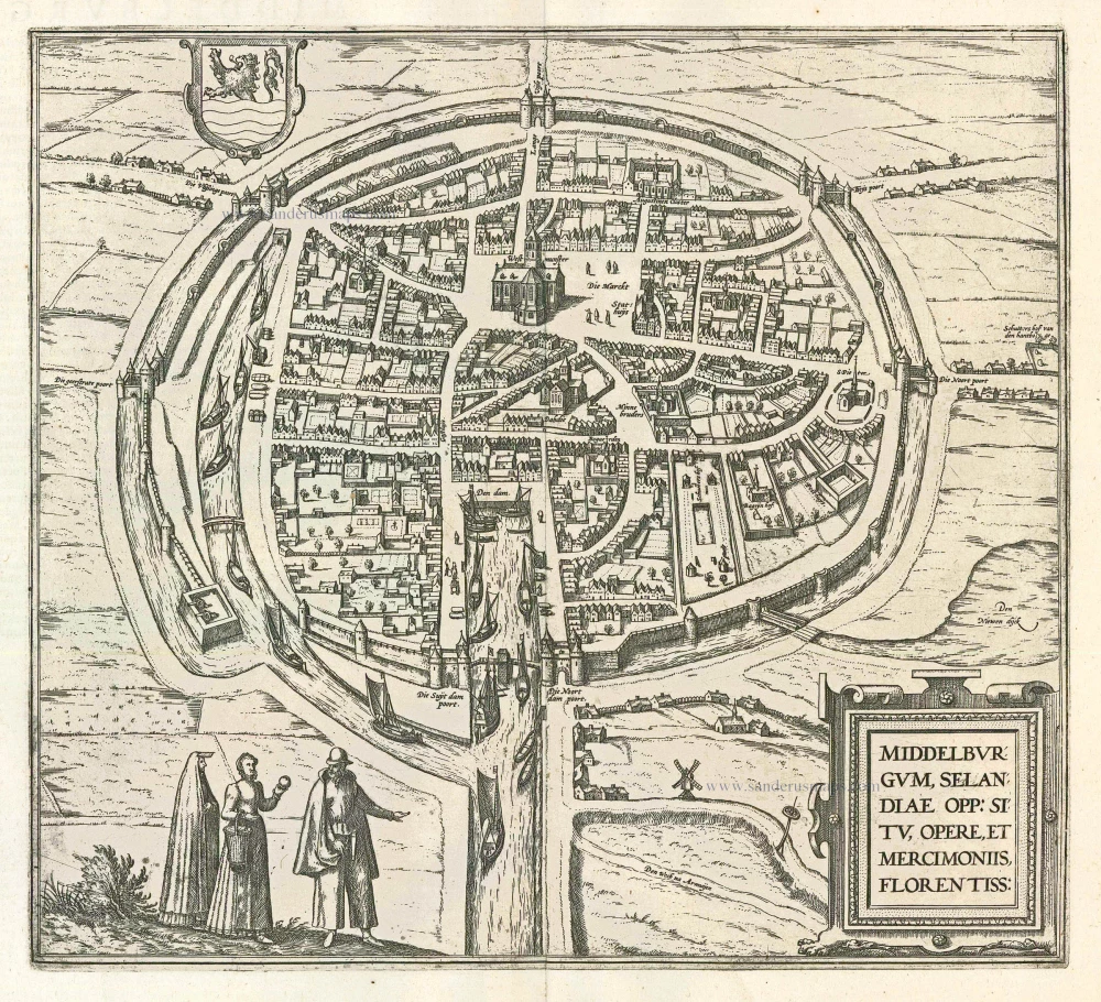 Middelburgum, Selandiae Opp: Situ, Opere, et Mercimoniis, Florentiss: