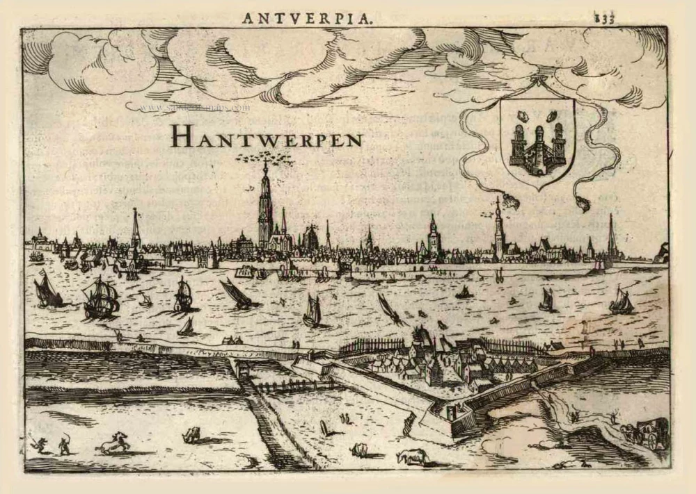 Antwerp (Antwerpen), by Lodovico Guicciardini.