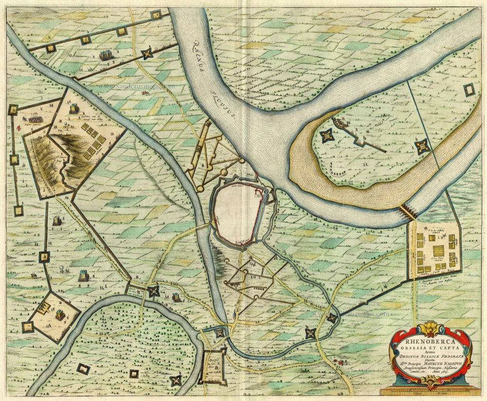 Rhenoberca Obsessa et Capta Armis Ordinum Belgicae Foederatae