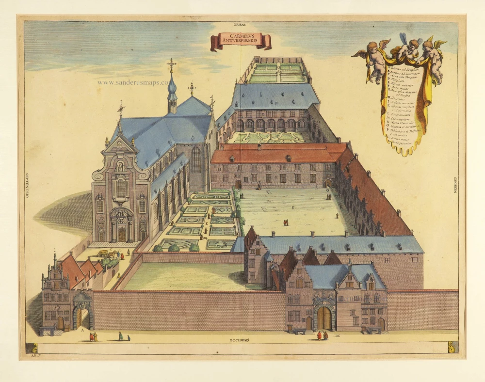 Antwerpen - Carmelieten by Antonius Sanderus.