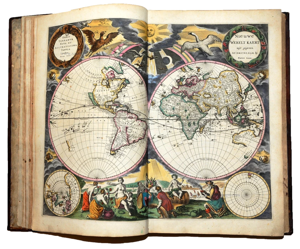 P. Goos. De Zee-Atlas Ofte Water-Wereld,  Amsterdam: Pieter