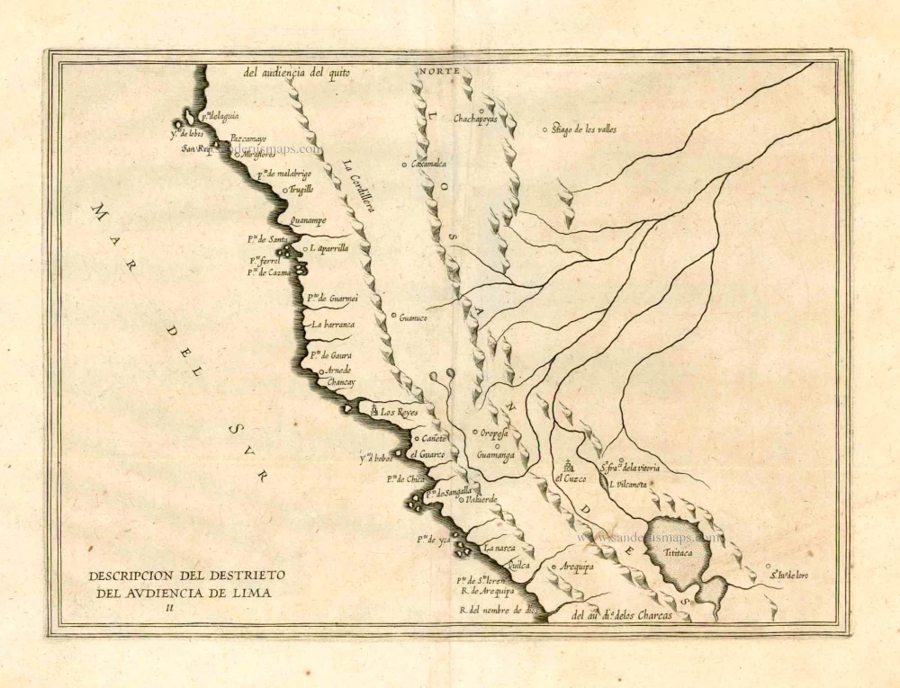 Peru, by Antonio de Herrera.