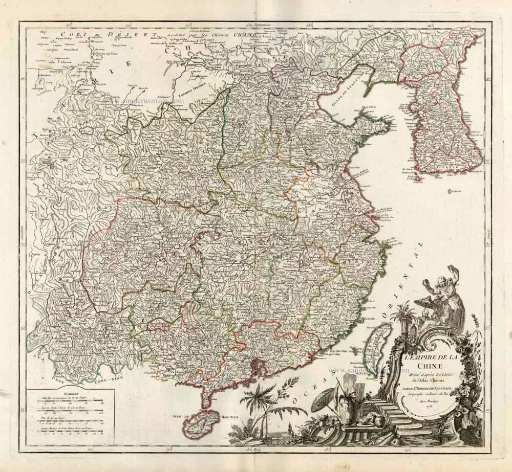 China, by Robert de Vaugondy.
