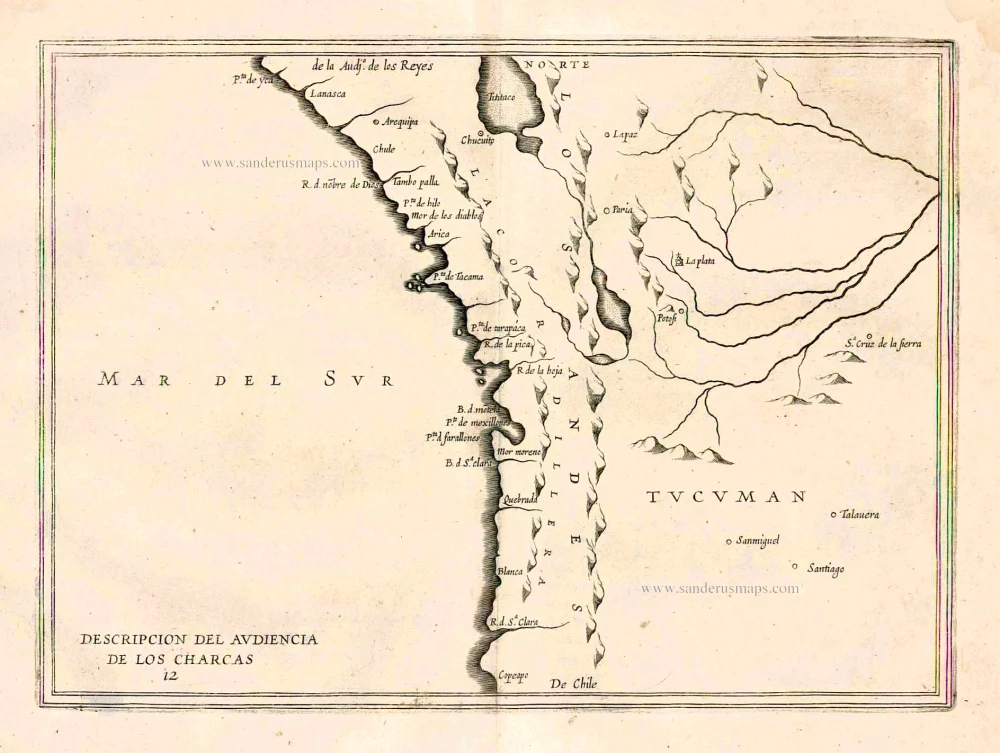 Bolivia, by Antonio de Herrera.