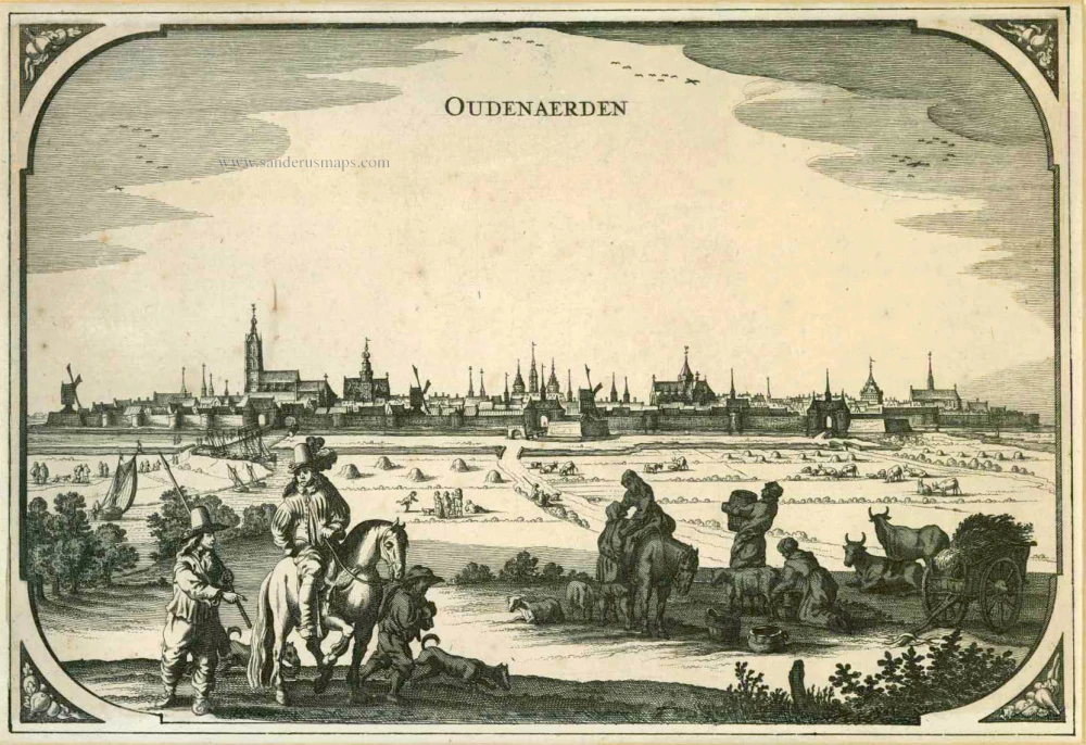 Oudenaarde, by N. Visscher & P.H. Schut.
