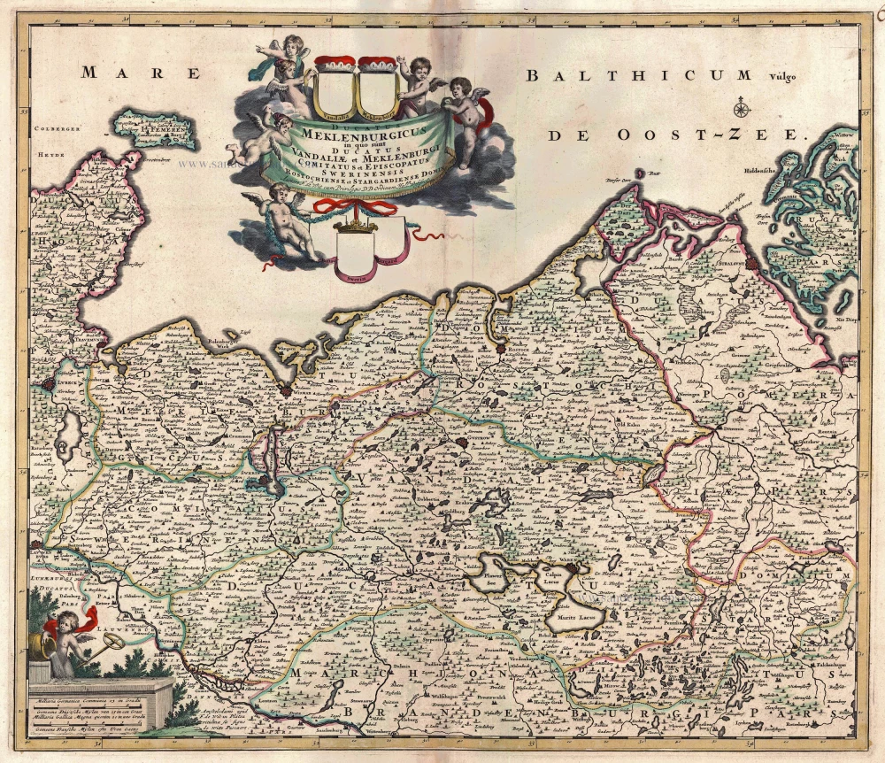 Mecklenburg, by F. de Wit.