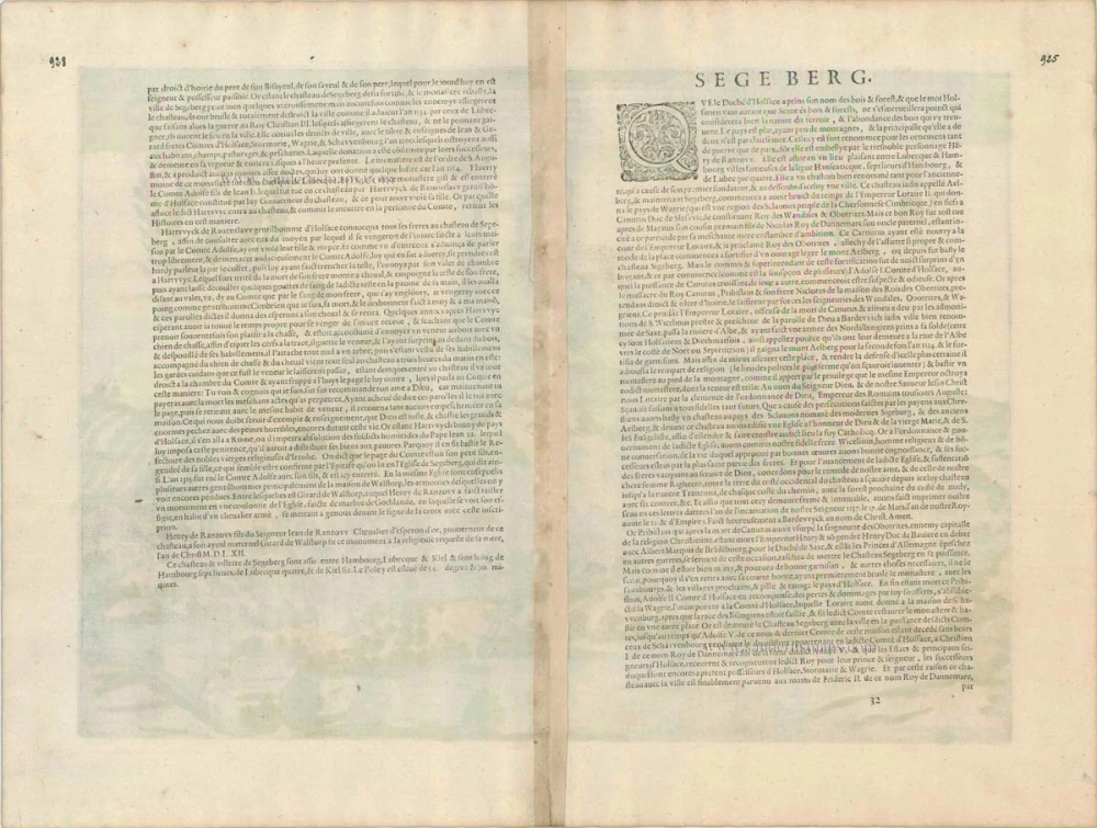 Holstein - Bad Segeberg by Braun G. & Hogenberg F.