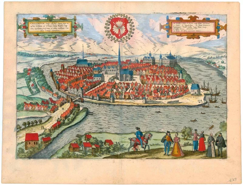 Kiel by Braun & Hogenberg