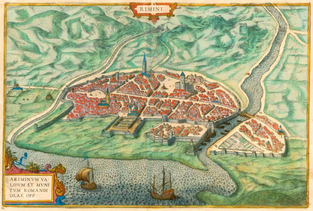 Rimini, by Braun & Hogenberg.