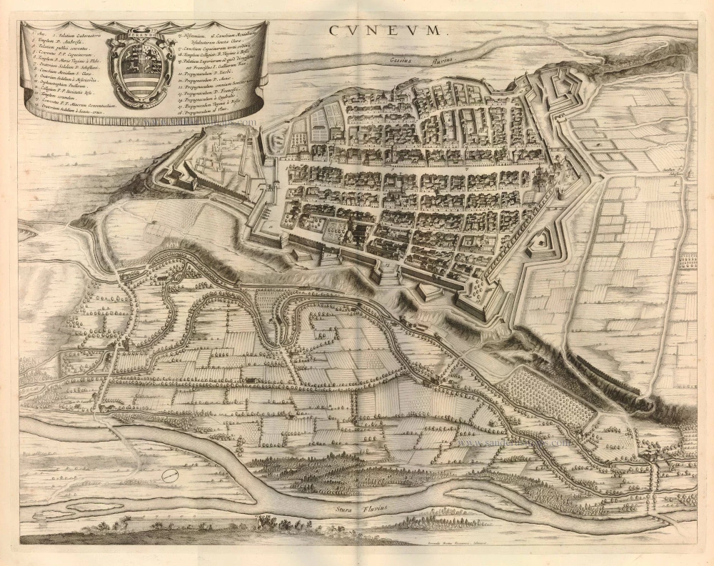 Cuneo, by Blaeu J.