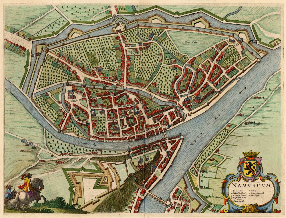 Namur by Blaeu J.