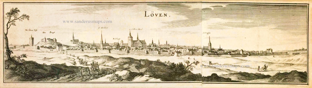 Leuven (Louvain) by Merian C.
