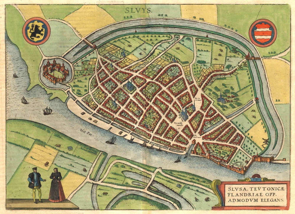 Slusa, Teutonicae Flandriae Opp. ad Modum Elegans.