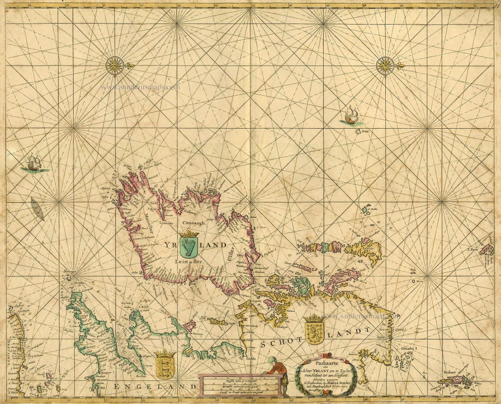 British Isles, by Hendrik Doncker.