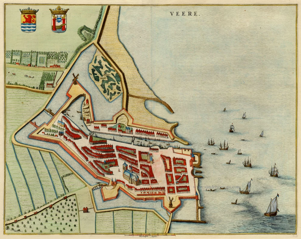 Veere, by Blaeu J.