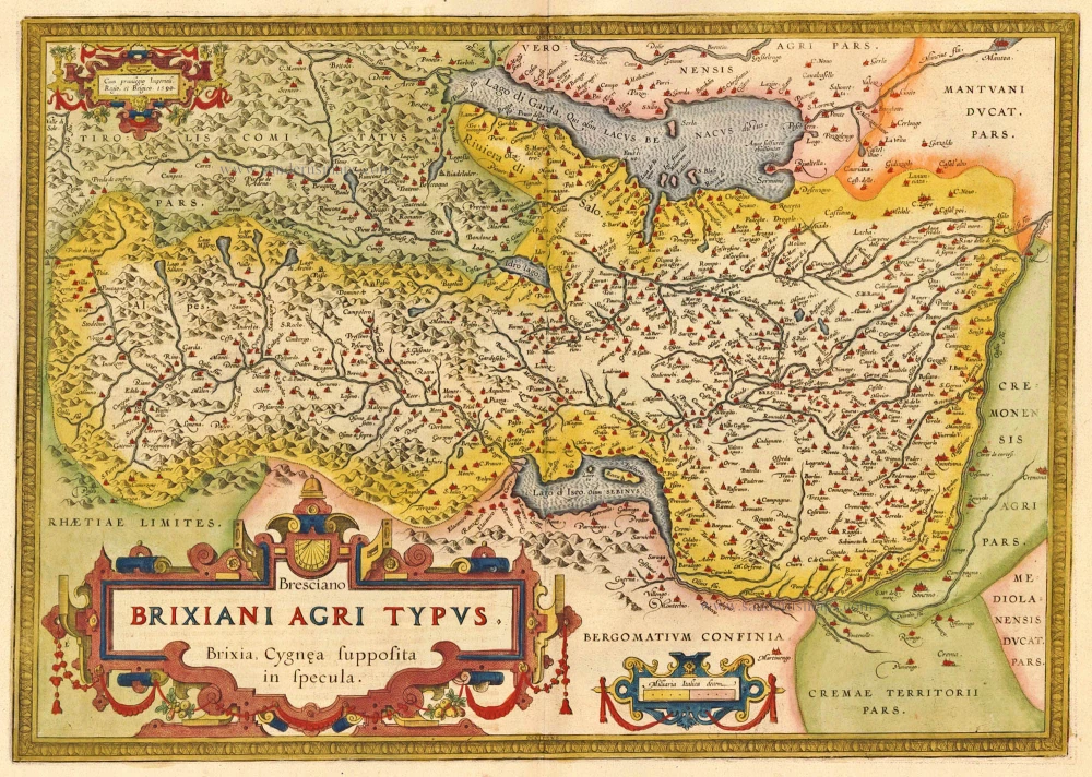 Brescia by Ortelius Abraham