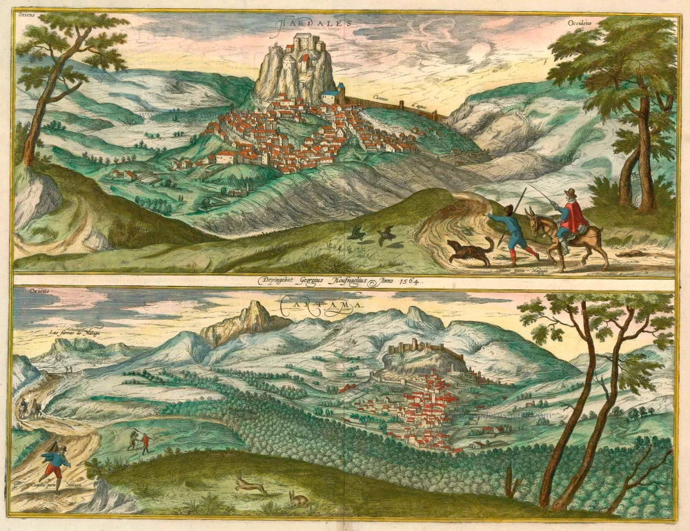 Ardales & Cartama by Braun & Hogenberg