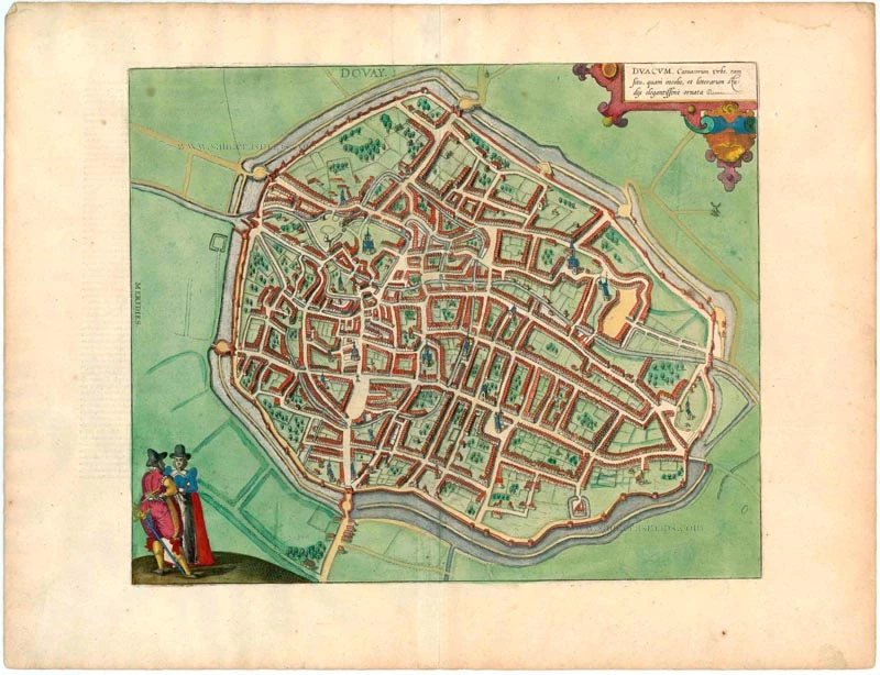 Douai, by Braun & Hogenberg.