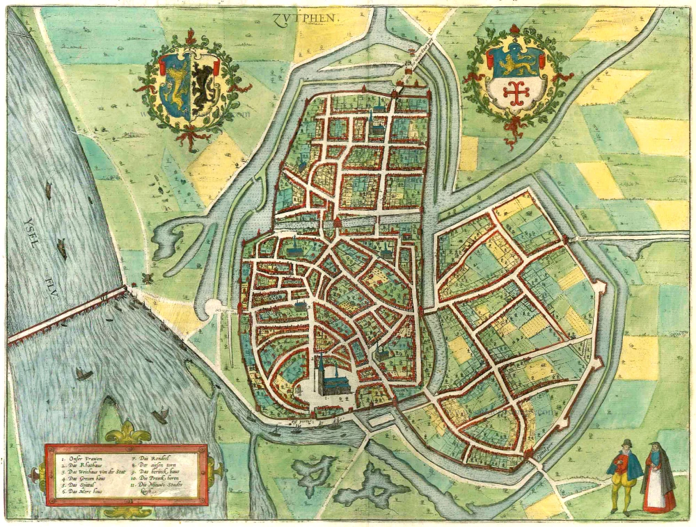 Zutphen by Braun & Hogenberg.