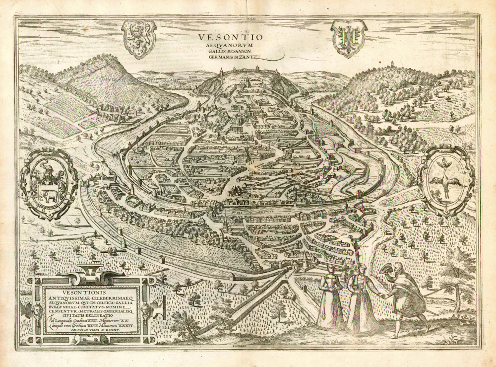 Besançon, by Braun & Hogenberg.