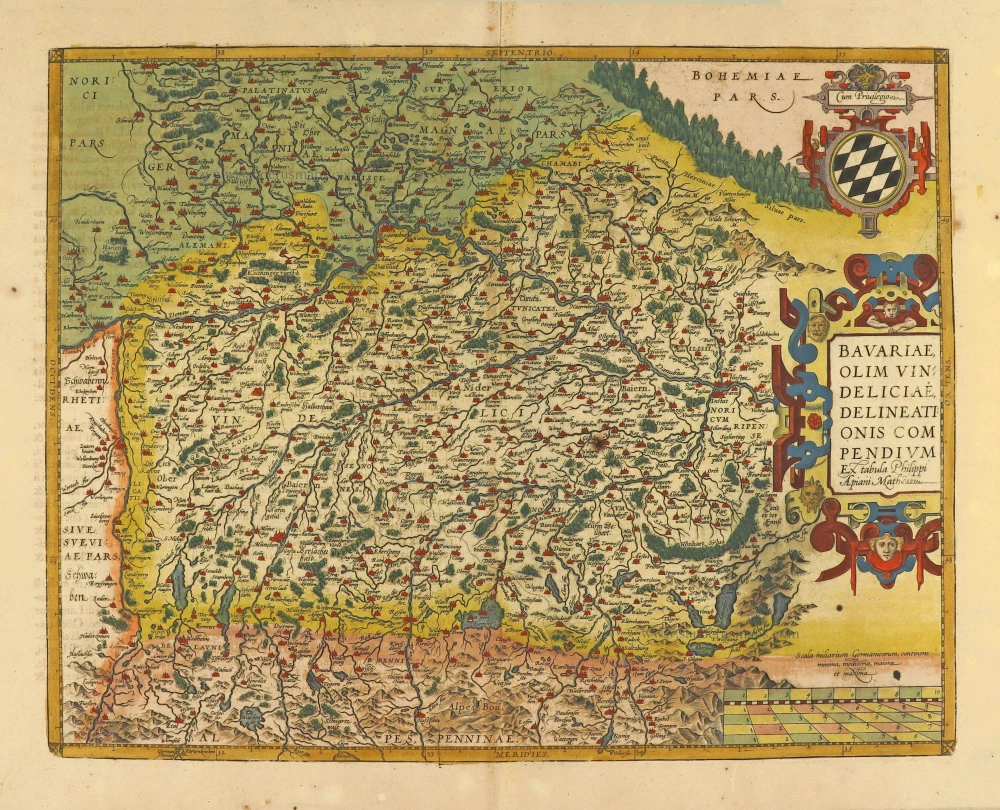 Bayern by Abraham Ortelius.
