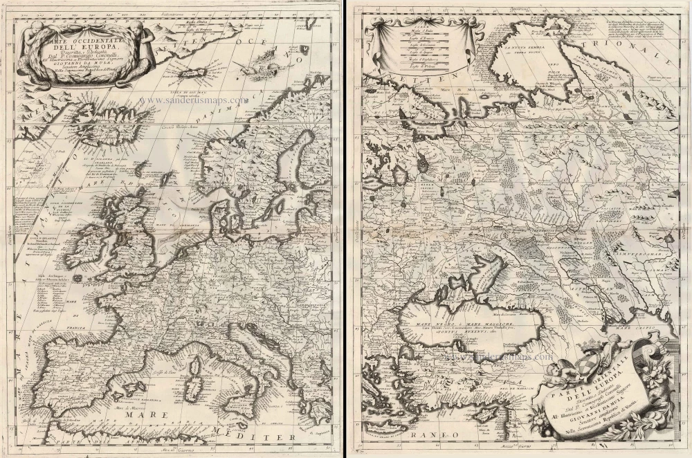 Europe, by V.M. Coronelli.