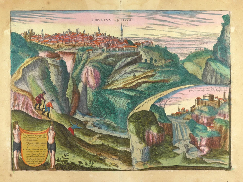 Tivoli by Braun & Hogenberg