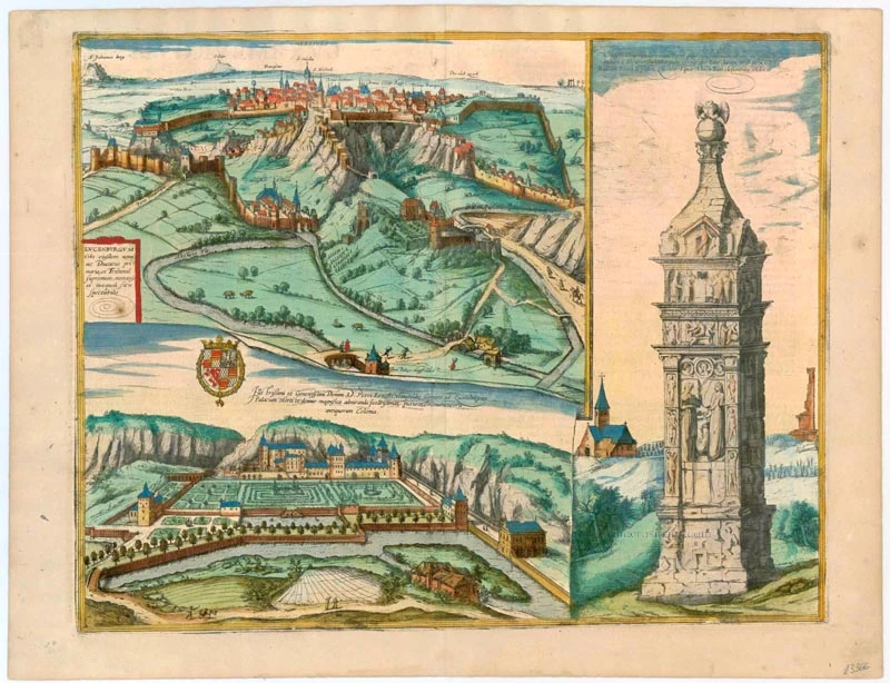 Luxembourg, by Braun & Hogenberg.