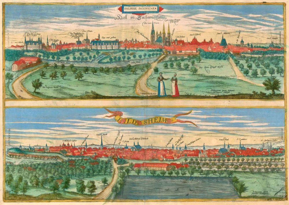Salinae Saxoniae. Hall in Sachsen