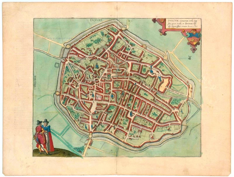 Douai, by Braun & Hogenberg.