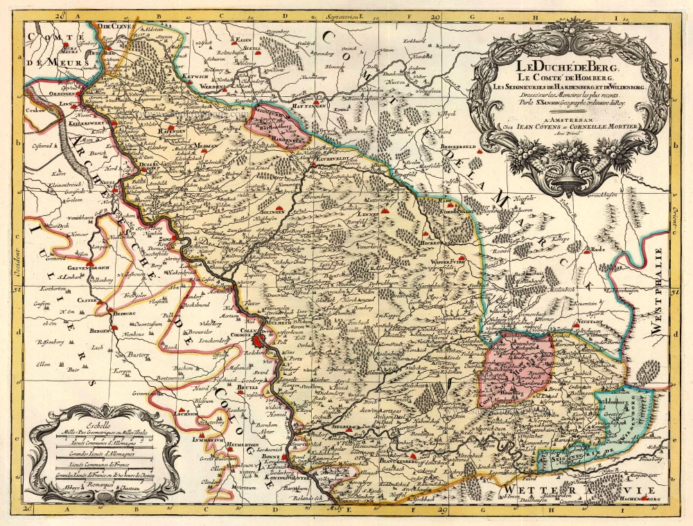 Berg, by Jaillot - Covens & Mortier.